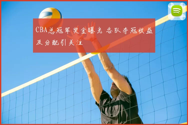 CBA总冠军奖金曝光 各队夺冠收益及分配引关注